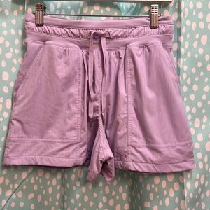 Lavender lululemon Drawstring Shorts